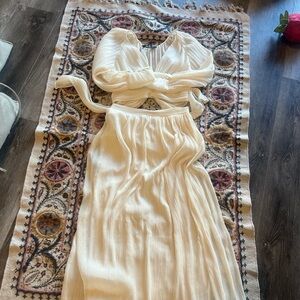 Zara cream two piece set!